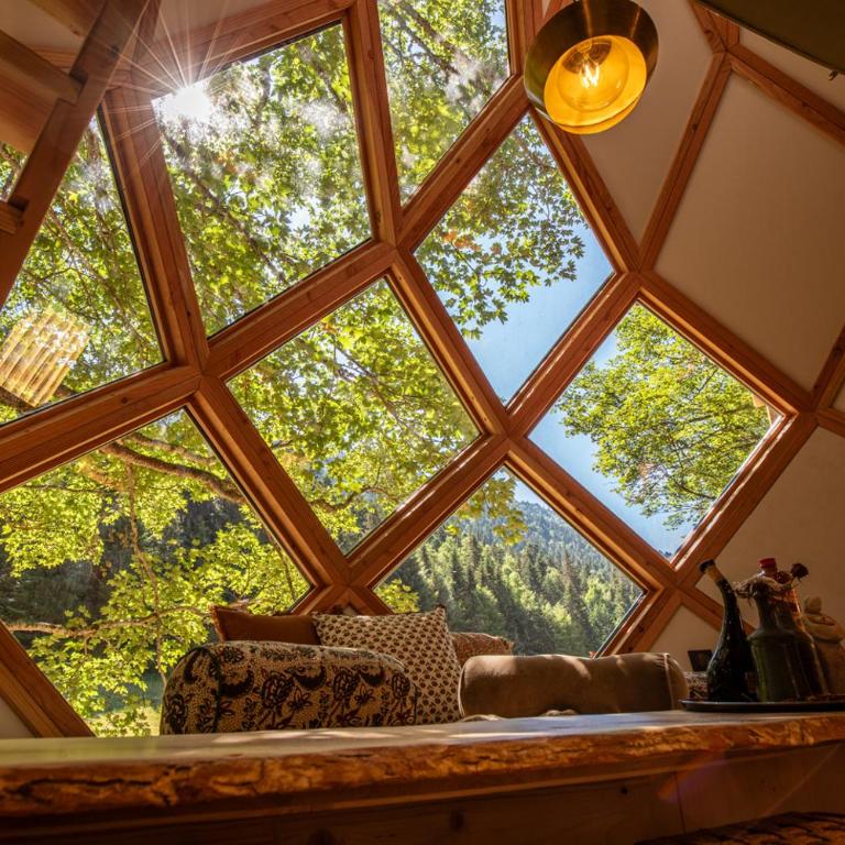 La Pomme de Pin Perchée, cabane romantique pour 2 - Appartement avec Douche - 12
