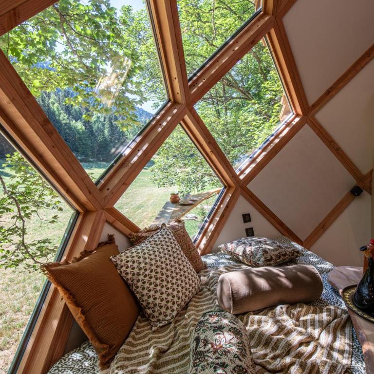 La Pomme de Pin Perchée, cabane romantique pour 2 - Appartement avec Douche - 33