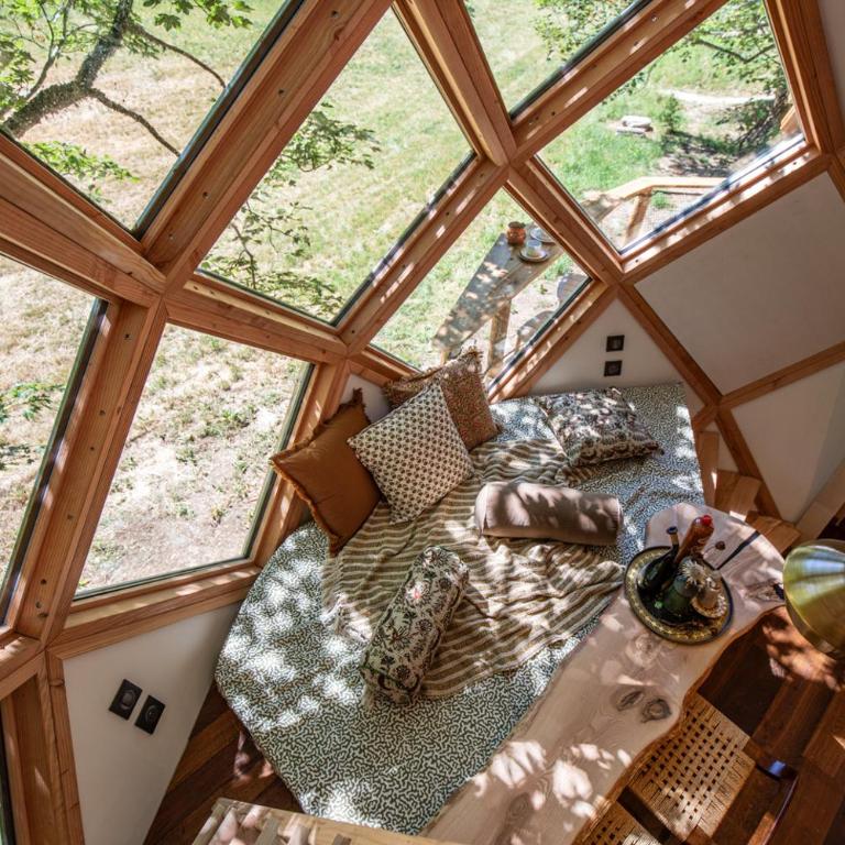 La Pomme de Pin Perchée, cabane romantique pour 2 - Appartement avec Douche - 18