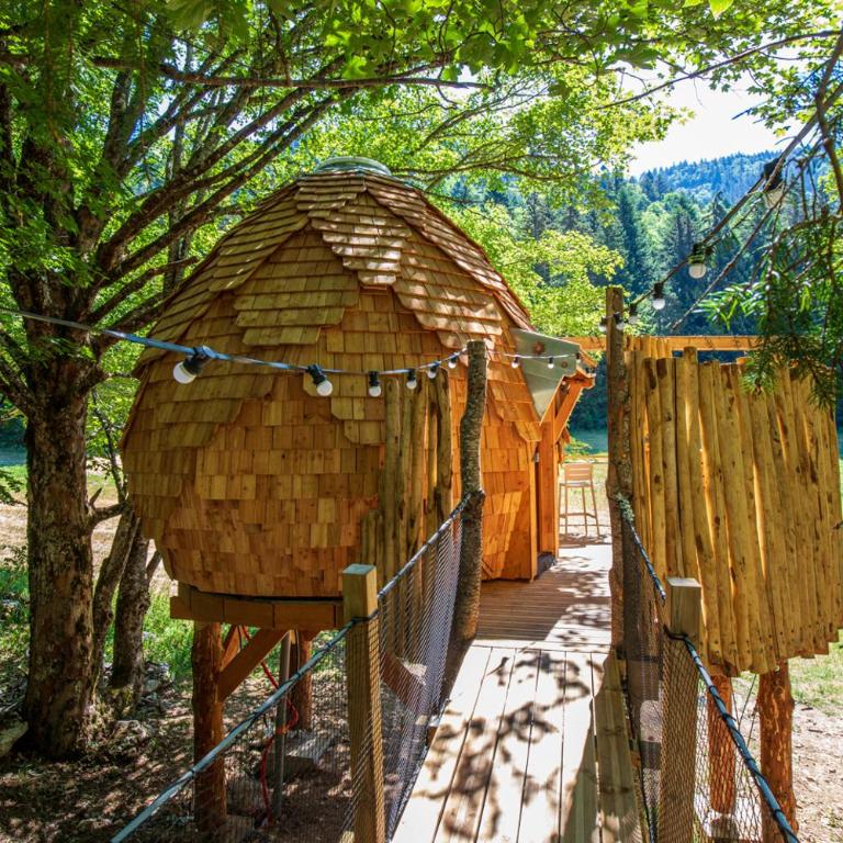 La Pomme de Pin Perchée, cabane romantique pour 2 - Appartement avec Douche - 27