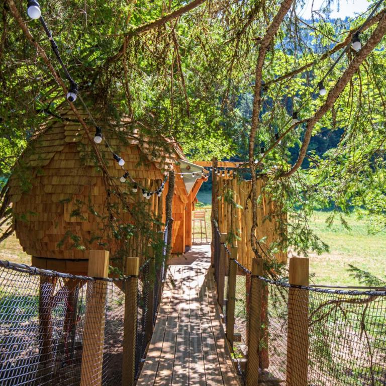 La Pomme de Pin Perchée, cabane romantique pour 2 - Appartement avec Douche - 41