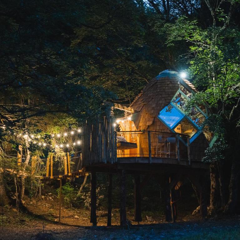La Pomme de Pin Perchée, cabane romantique pour 2 - Appartement avec Douche - 28