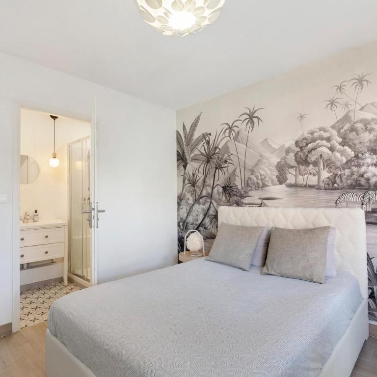 Nice Cimiez-Parc privé et Arènes - Appartement 1 Chambre - Vue sur Jardin - 17