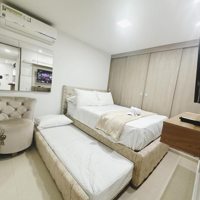 Full equipado 2 aires 4camas 2 TV,20 CC B-Vista - Three-Bedroom Apartment - 28