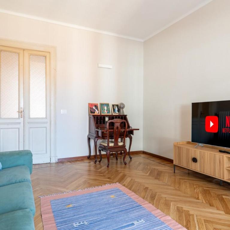 -Porta Nuova - Molinette- Suite x7 - Balcony - WiFi - Two-Bedroom Apartment with Balcony - 13