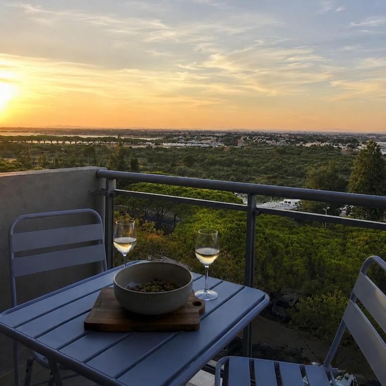 Carnon Sunset vue panoramique - Clim, Parking, Plage 5 min - Appartement 1 Chambre - 2