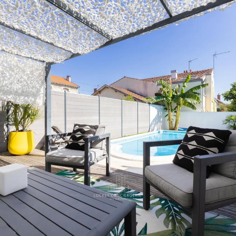La Genette, calme, piscine & plage - Maison de Vacances - 28