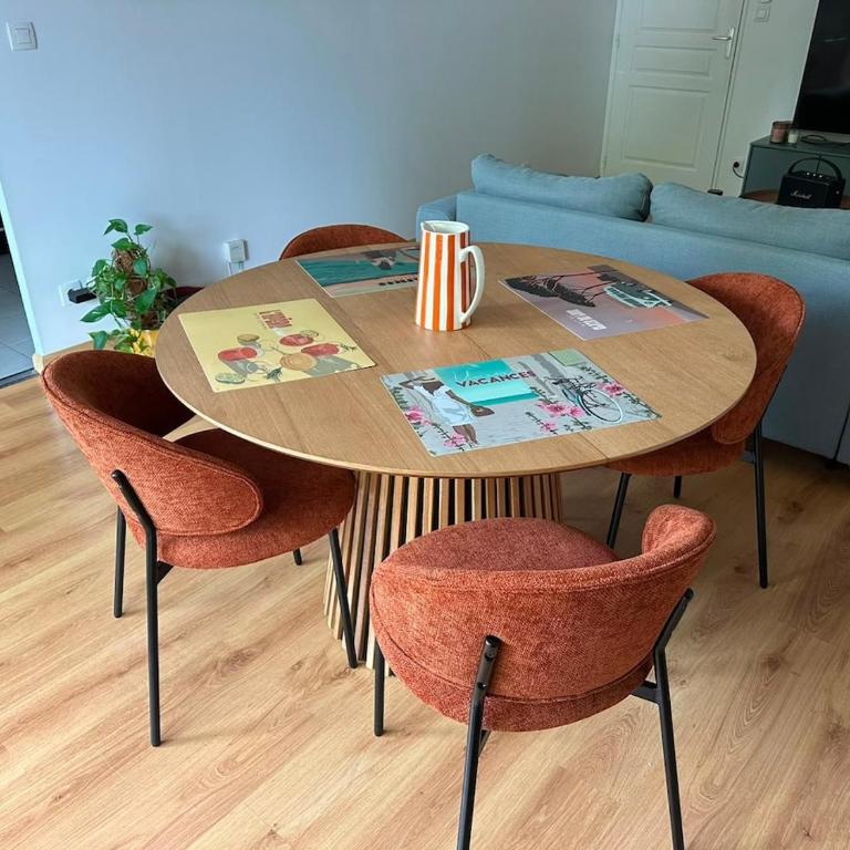 Bel appart 71m2 avec 2 terrasses Soleil à Vannes - Two-Bedroom Apartment - 3