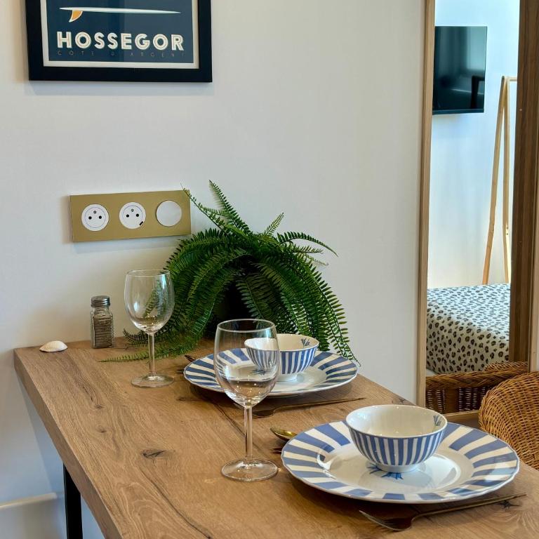 La Nord - Studio neuf Wifi & Parking privé 20M Océan - front de mer - Apartment mit 1 Schlafzimmer – Nichtraucher - 6
