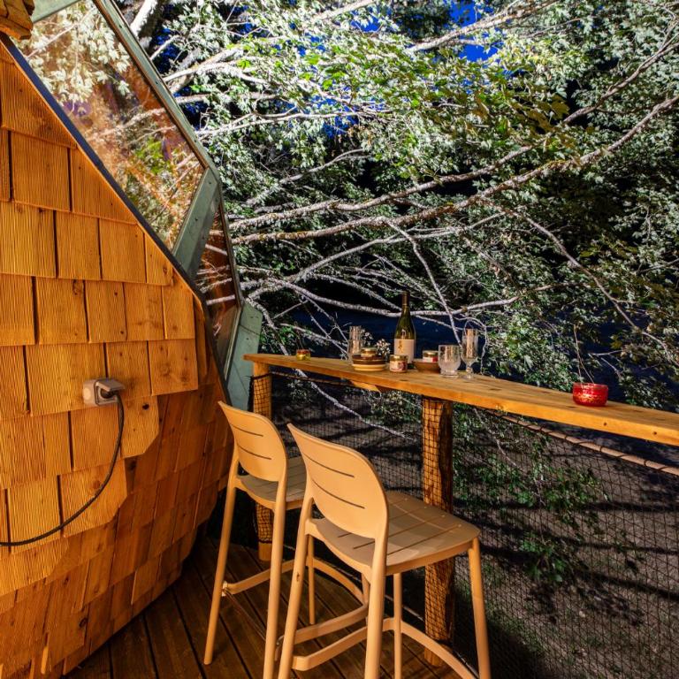 La Pomme de Pin Perchée, cabane romantique pour 2 - Appartement avec Douche - 6