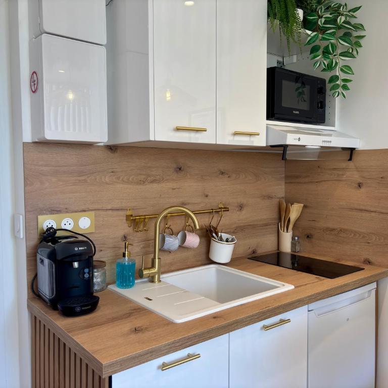 La Nord - Studio neuf Wifi & Parking privé 20M Océan - front de mer - Apartment mit 1 Schlafzimmer – Nichtraucher - 8