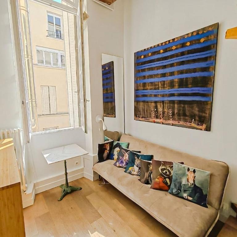 Cocon en plein cœur de Paris Montorgueil 1er & 2e - Chambre Double avec Salle de Bains Privative - 14