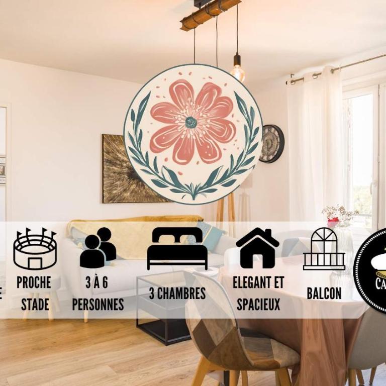 Le May Flower - 3 Chambres - Proche Centre-Ville - Apartamento de 3 dormitorios - 1