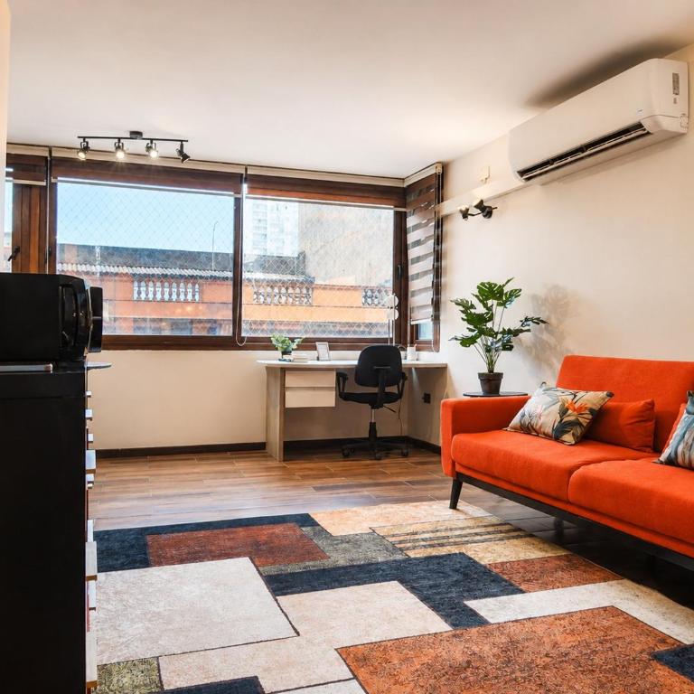 Confortable departamento en Santiago Centro con estacionamiento - Apartamento de 1 dormitorio - 6