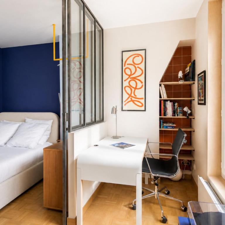 Cocon cosy et lumineux 1BDR Bastille - Chambre Deluxe - 3
