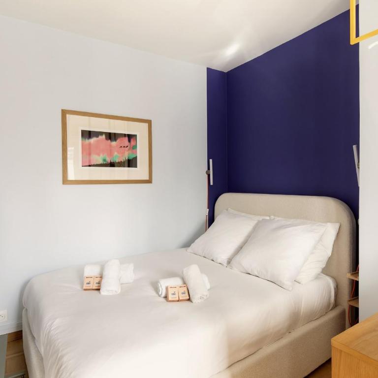 Cocon cosy et lumineux 1BDR Bastille - Chambre Deluxe - 2