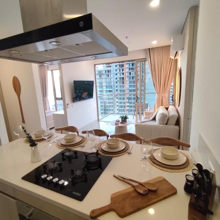 Lujo y playa en Santa Marta Vista al Mar y Sierra - Apartamento - 24