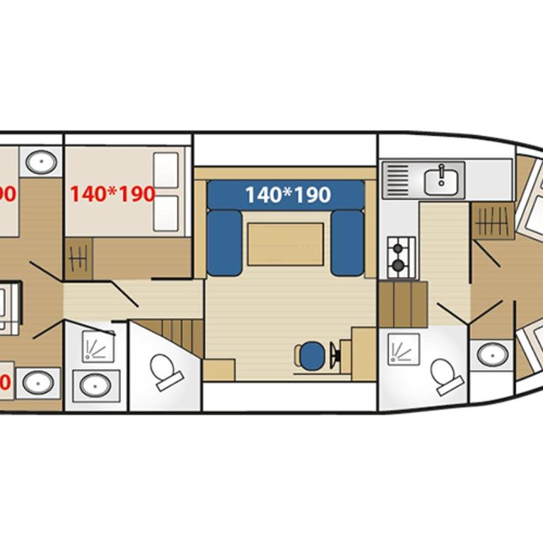 Séjour unique à bord du Tarpon 42 - 12 pers. - API-1-46-39 - Maison de Vacances - 2