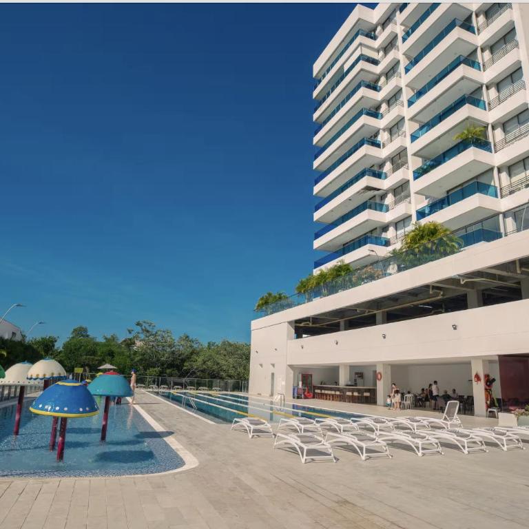 Apartamento Cautivador SAMARIA CLUB DE PLAYA con Salida Directa Al Mar y Sus Hermosas Playas de Pozos Colorados Santa Marta - Three-Bedroom Apartment - 77