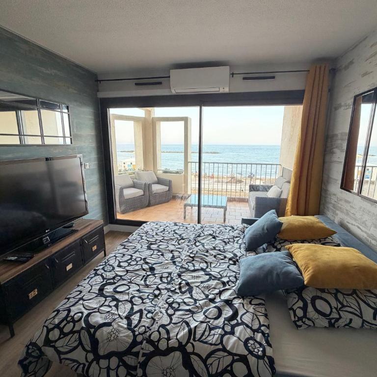 Magnifique P2 face mer, climatisé, direct plage - Appartement 1 Chambre - 7