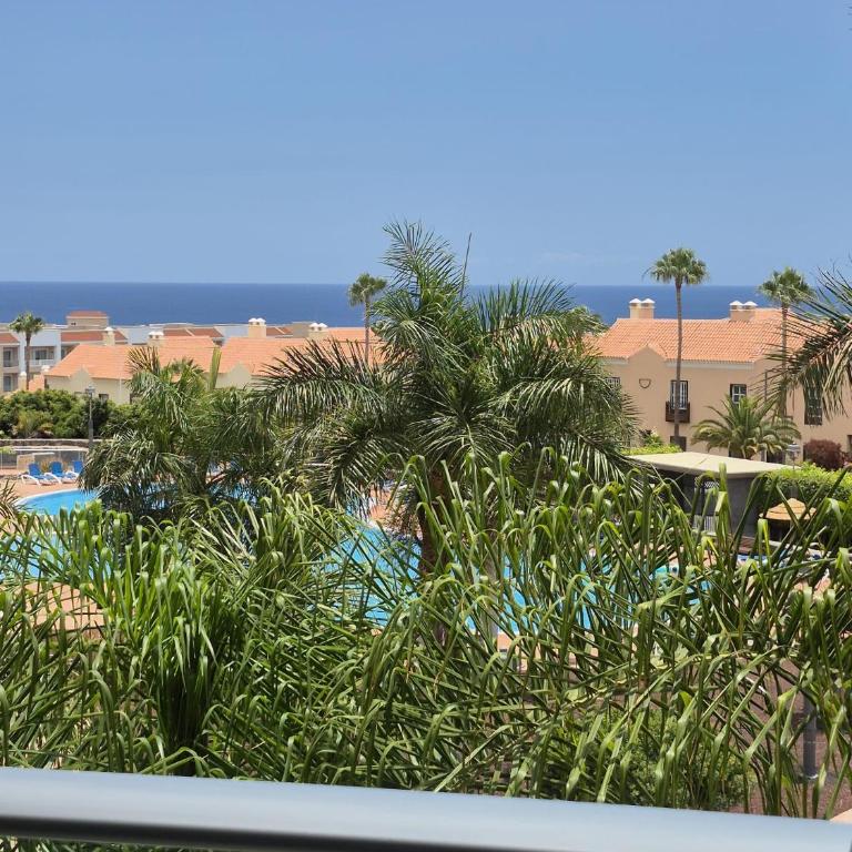 La Vista del Mar Luxury Apartment- 2 air conditioners- Terrace & Pool- Golf del Sur - Appartamento con 1 Camera da Letto, Vista Mare e Terrazza - 65