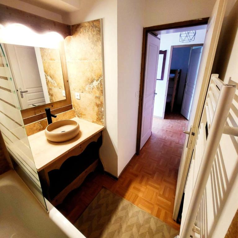 Vue spectaculaire, Appartement T3 pied des pistes, terrasse, parking, 6 pers - Appartement - 16