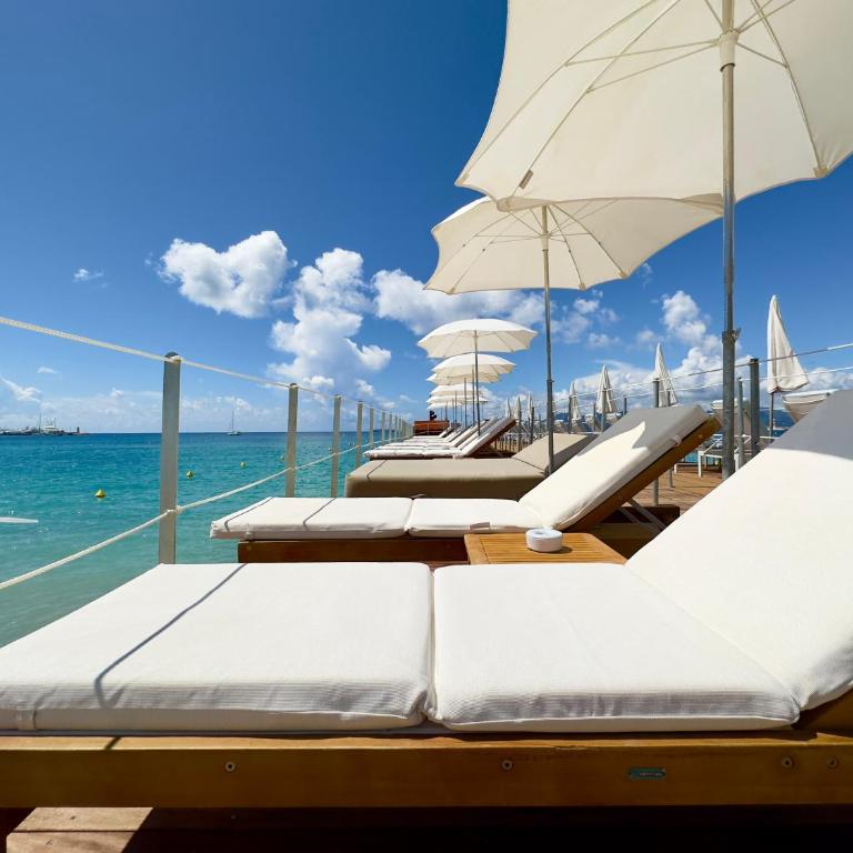 Luxueux 100m2 Croisette 5 étoiles - Vue mer Terrasse & Jacuzzi - Accès direct plage Miramar - Appartement 2 Chambres avec Terrasse et Vue sur la Mer - 26