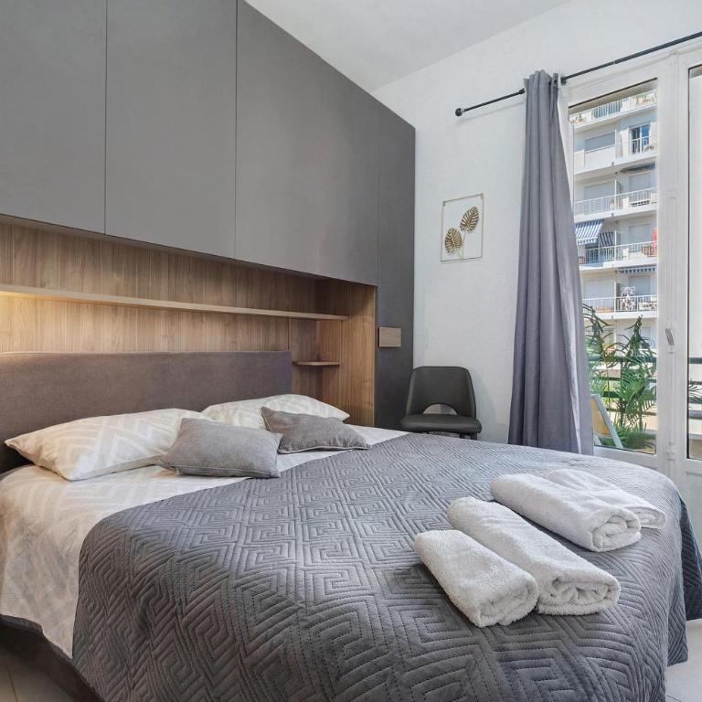 Promenade des Anglais - Appartement 2 Chambres Deluxe - Vue sur Océan - 12