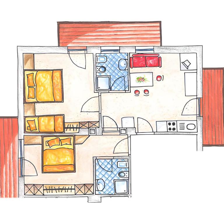 Residence Lärchwiese - Apartamento Deluxe de 2 dormitorios con vistas al jardín - 27