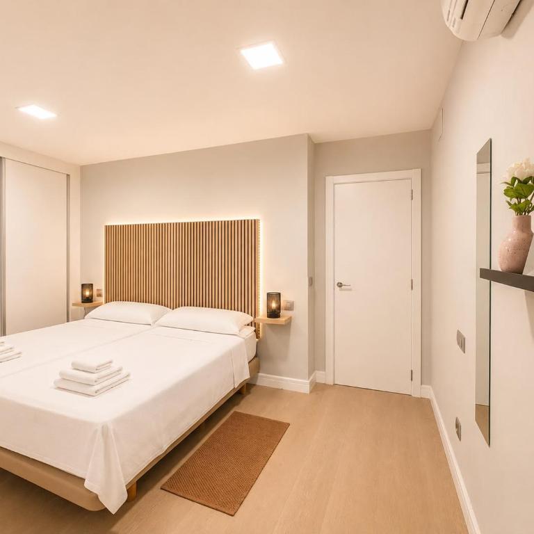 LC Luxury Apartment Terrace & Private Parking - Apartment mit 2 Schlafzimmern, einem Balkon und Meerblick - 20