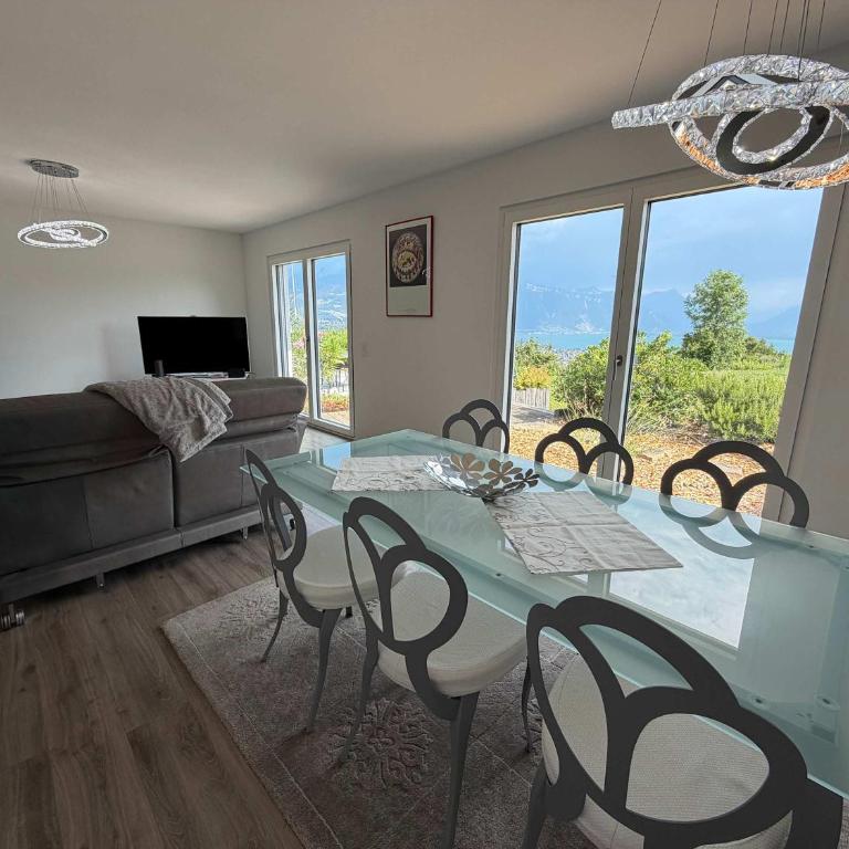 Le Chardonne - Designer's home with a stunning lake and mountain view - Apartment - 16