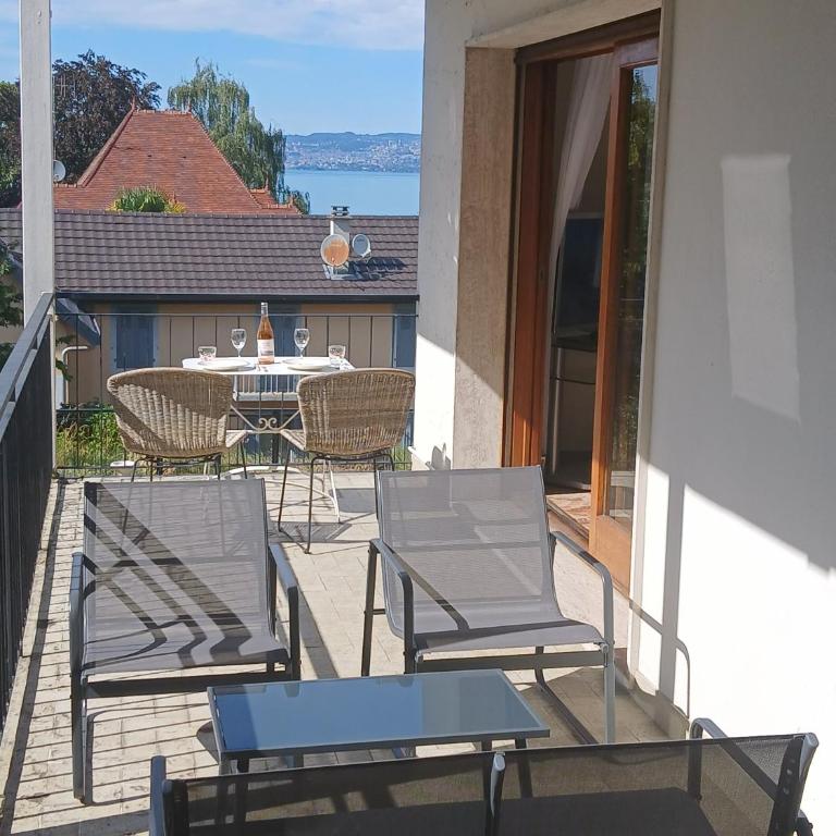 Evian Sunsets - Appartement 1 Chambre Supérieur avec Balcon - 6