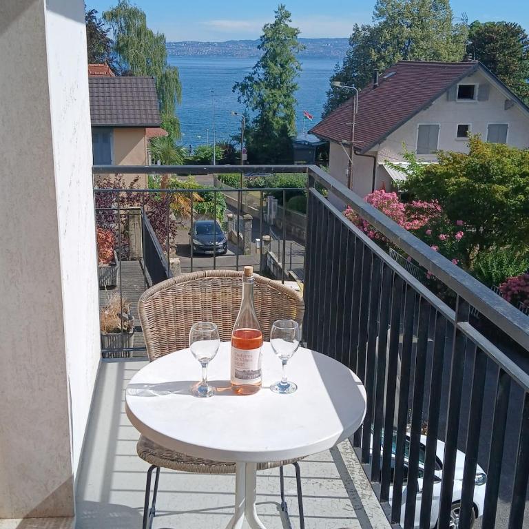 Evian Sunsets - Appartement 1 Chambre Supérieur avec Balcon - 13