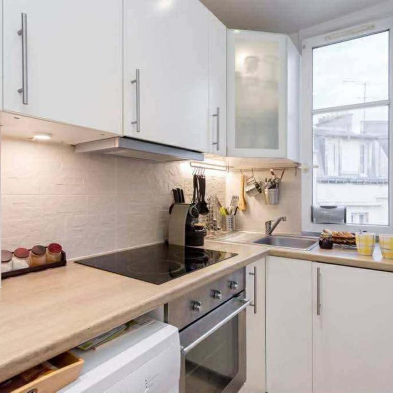 Celine 6 Modern Studio with Eiffel Tower View, Central Paris - Appartement 1 Chambre - 6
