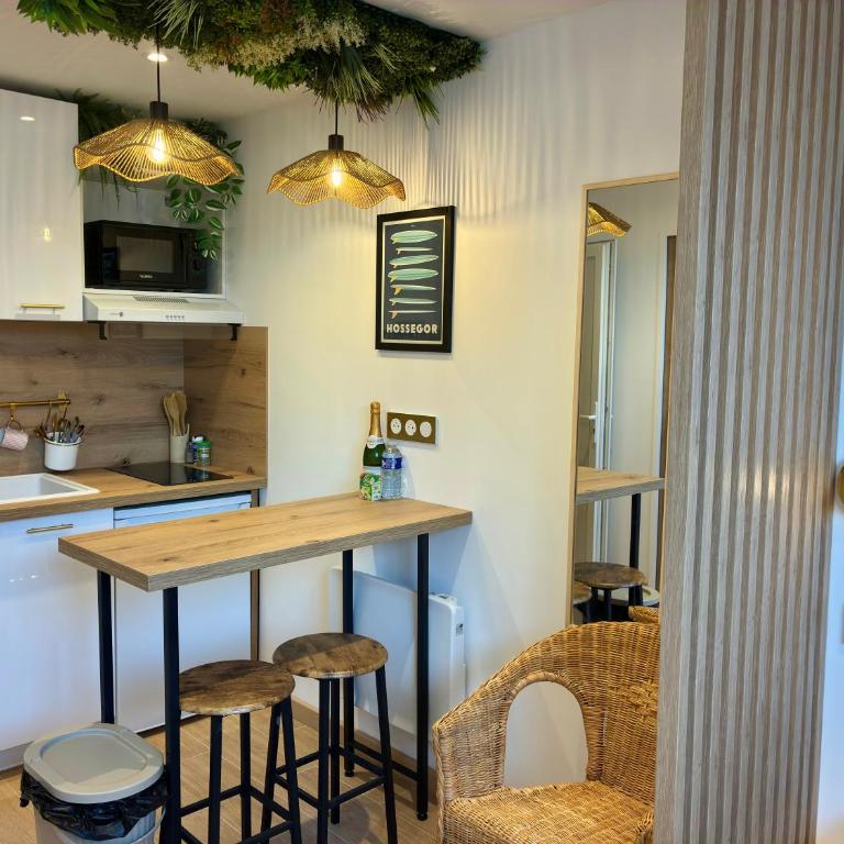 La Nord - Studio neuf Wifi & Parking privé 20M Océan - front de mer - Apartment mit 1 Schlafzimmer – Nichtraucher - 5