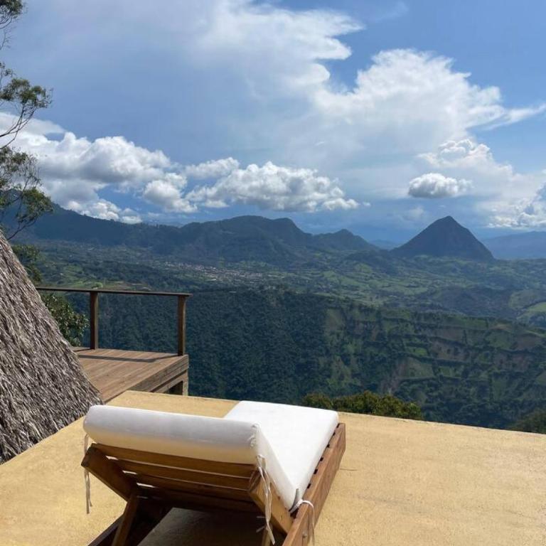 Glamping Ecohotel de Bienestar - Apartamento de 1 dormitorio con balcón y vistas a la montaña - 10