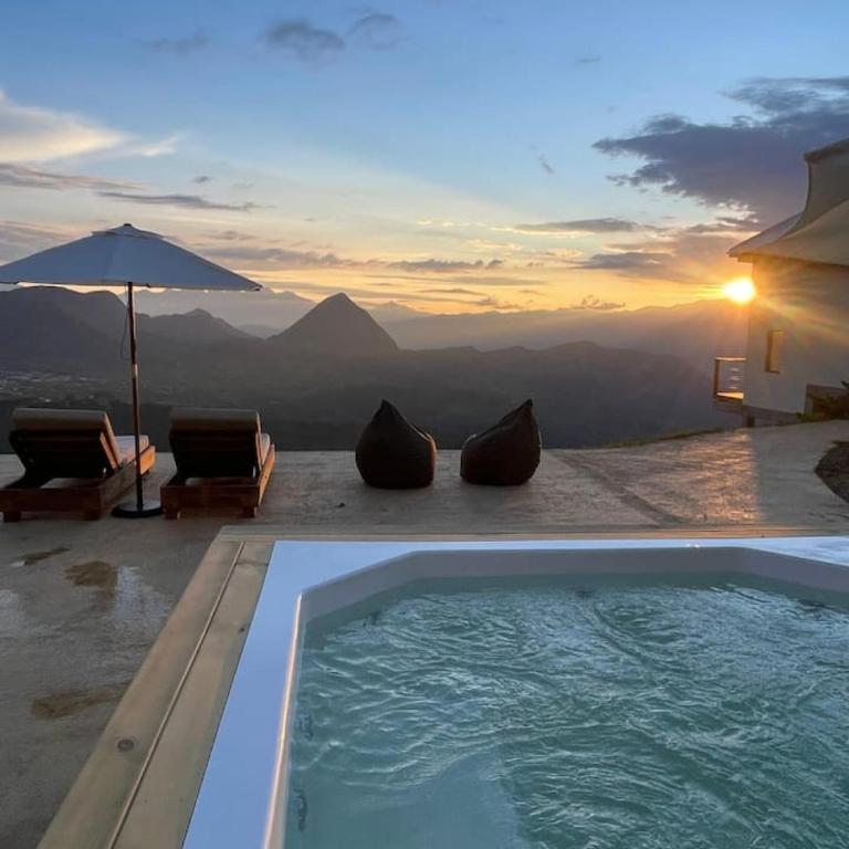 Glamping Ecohotel de Bienestar - Apartamento de 1 dormitorio con balcón y vistas a la montaña - 13