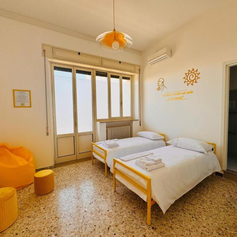 Ostello del Viandante - Camera Doppia con Letti Singoli con Bagno - 2