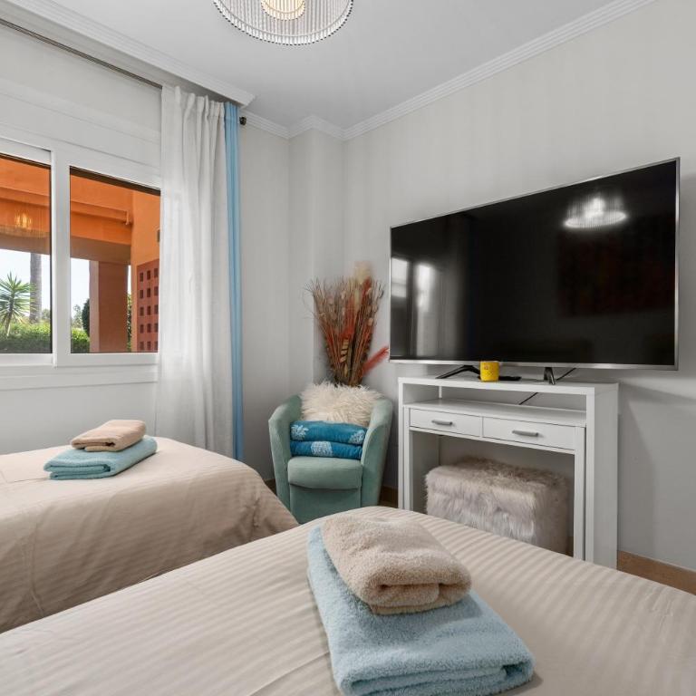 Casares Beach Golf Apartment - Apartamento Deluxe de 2 dormitorios con vistas al jardín - 23