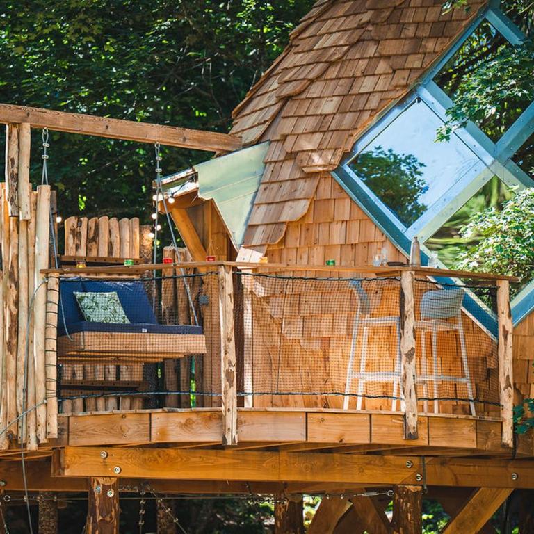 La Pomme de Pin Perchée, cabane romantique pour 2 - Appartement avec Douche - 44
