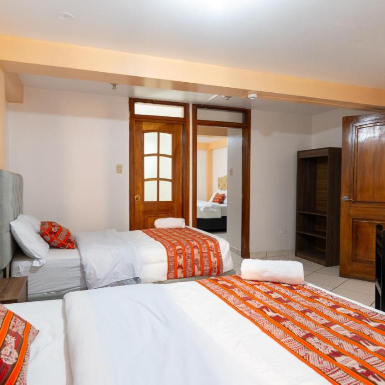 Inka House Cusco Inn - Habitación Doble con baño privado - 2 camas - 2