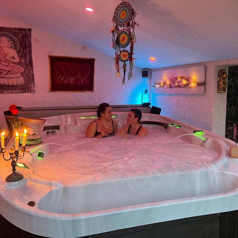 Yourte piscine jacuzzi - Villa mit 1 Schlafzimmer - 13