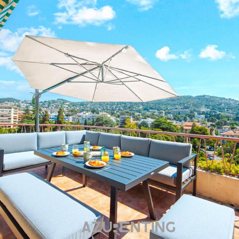 Azurenting - T3 Carnot 109 - Clim - Terrasse - Appartement 2 Chambres avec Terrasse - 7