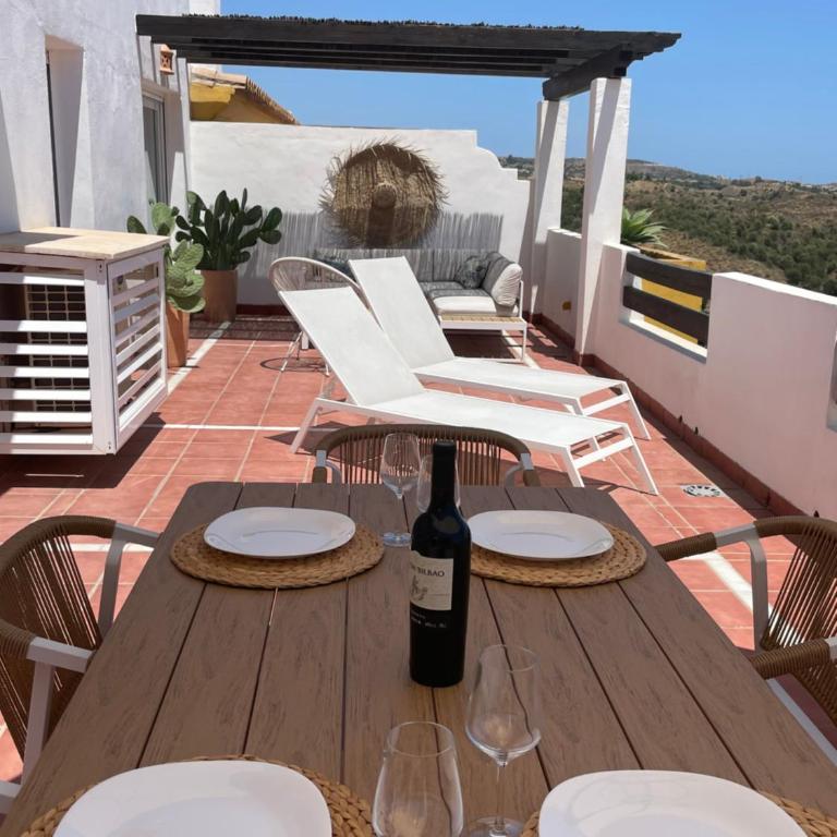 Appartement lumineux avec très grande terrasse ensoleillée - Cala de Mijas - Appartement 1 Chambre avec Terrasse - 7