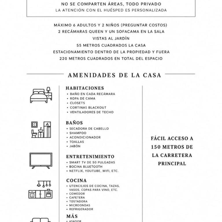 Casa Barta Valle de Guadalupe Jacuzzi , Asador, Fogatero Privado - Vacation Home - 9