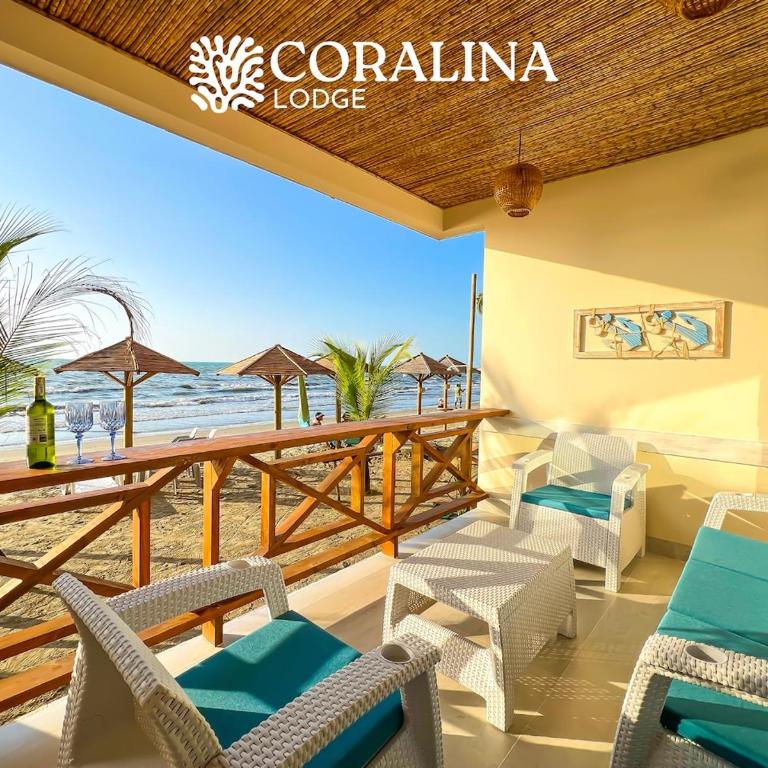 Coralina Lodge en Playa Francés Tolú, Loft frente al mar, piscina, restaurante y acceso directo a la playa - Apartamento de 1 dormitorio - 2