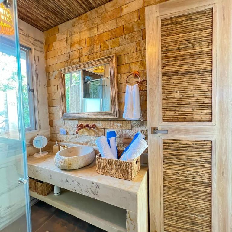 Coralina Lodge en Playa Francés Tolú, Loft frente al mar, piscina, restaurante y acceso directo a la playa - Apartamento de 1 dormitorio - 18