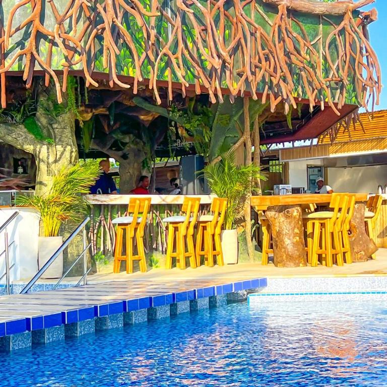 Coralina Lodge en Playa Francés Tolú, Loft frente al mar, piscina, restaurante y acceso directo a la playa - Apartamento de 1 dormitorio - 43