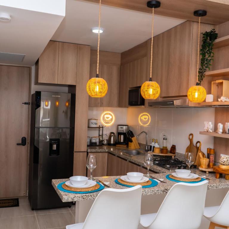 Apartamento 208 C Condominio Trevi Serena del mar - One-Bedroom Apartment - 3