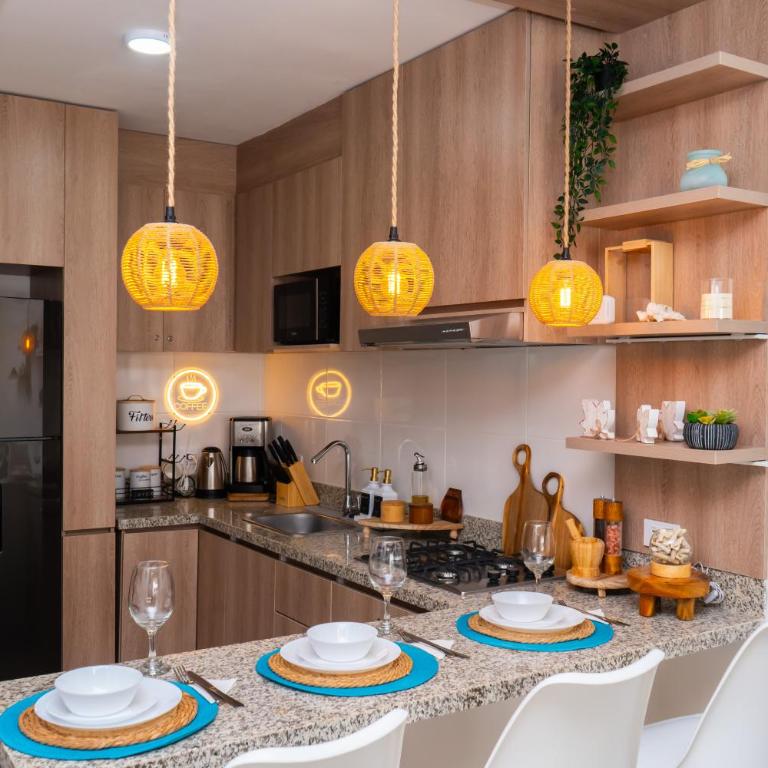 Apartamento 208 C Condominio Trevi Serena del mar - One-Bedroom Apartment - 11